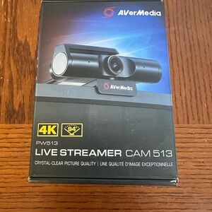 PW513 4K Webcam - Black